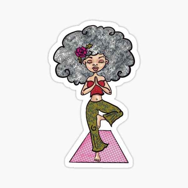 Health and Wellness Chakra Art Afro Woman Fitness African American Bags Yoga Chakras Yoga Mat Black Yogi Yoga Poses Bag
