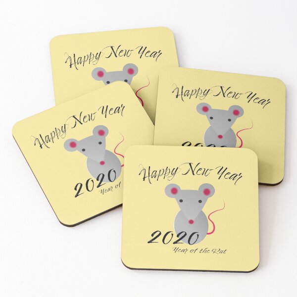 Item preview, Happy New Year 2020 Year of the Rat designed and sold by Hedgie Designs.