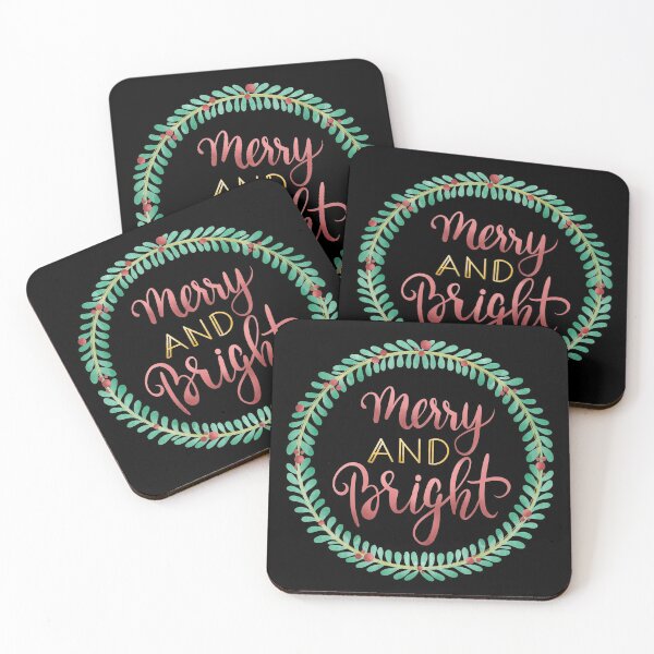 Item preview, Merry and Bright - Black designed and sold by Kaela Soltoff.
