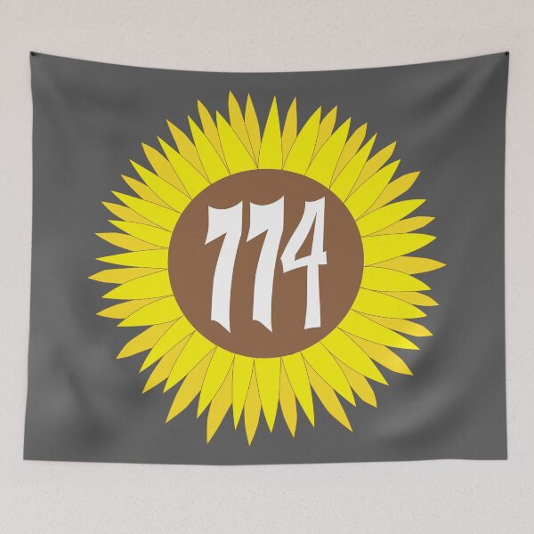 Item preview, Hand Drawn Massachusetts Sunflower 774 Area Code designed and sold by itsrturn.