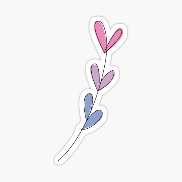 Item preview, Subtle Bi Pride Leaves designed and sold by lucyternal.