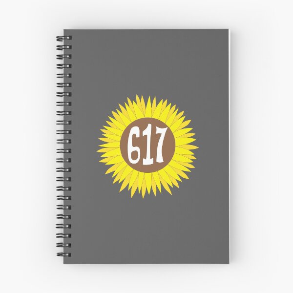 Item preview, Hand Drawn Massachusetts Sunflower 617 Area Code designed and sold by itsrturn.