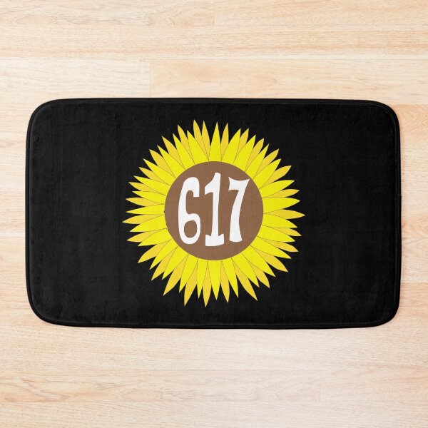 Item preview, Hand Drawn Massachusetts Sunflower 617 Area Code designed and sold by itsrturn.