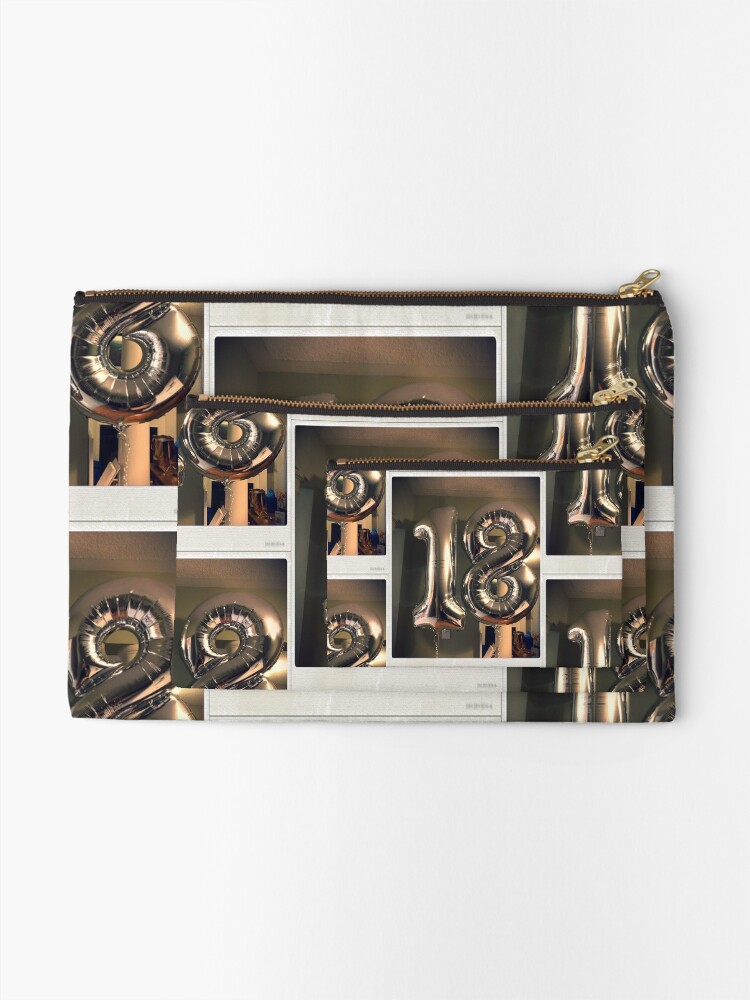 Alternate view of 18, Eighteen, Adulthood Zipper Pouch