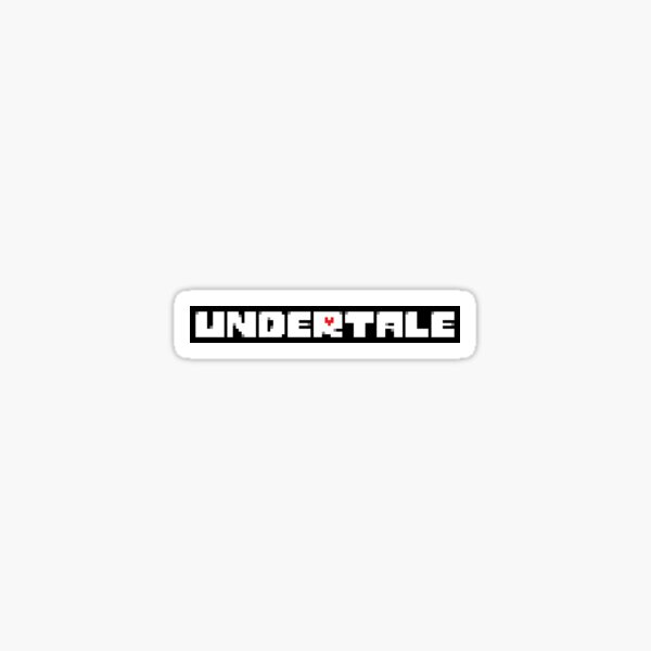 Undertale Logo Sticker By Lavendermode Redbubble