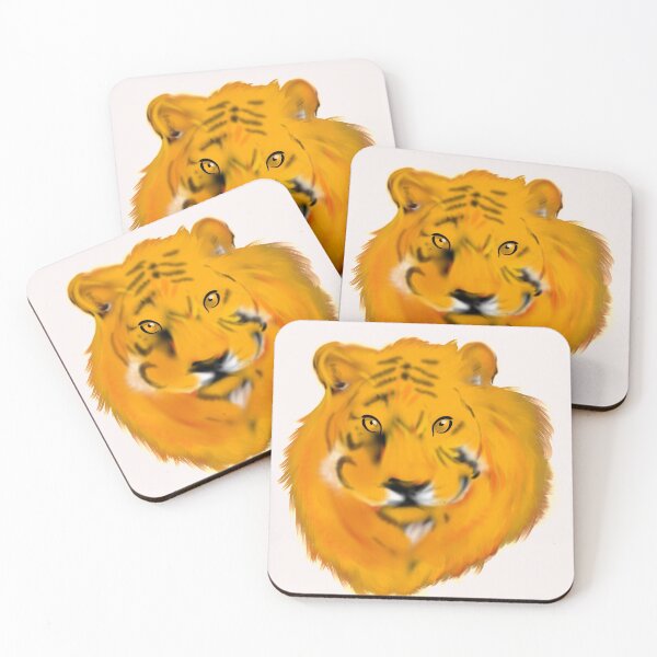Item preview, Bright wild tiger stare on you. designed and sold by Vallirant.