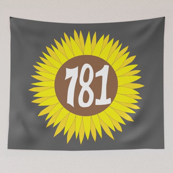 Item preview, Hand Drawn Massachusetts Sunflower 781 Area Code designed and sold by itsrturn.
