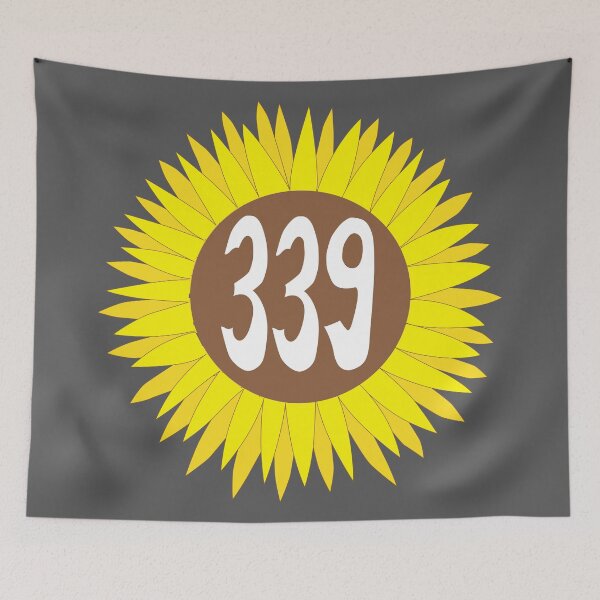 Item preview, Hand Drawn Massachusetts Sunflower 339 Area Code designed and sold by itsrturn.