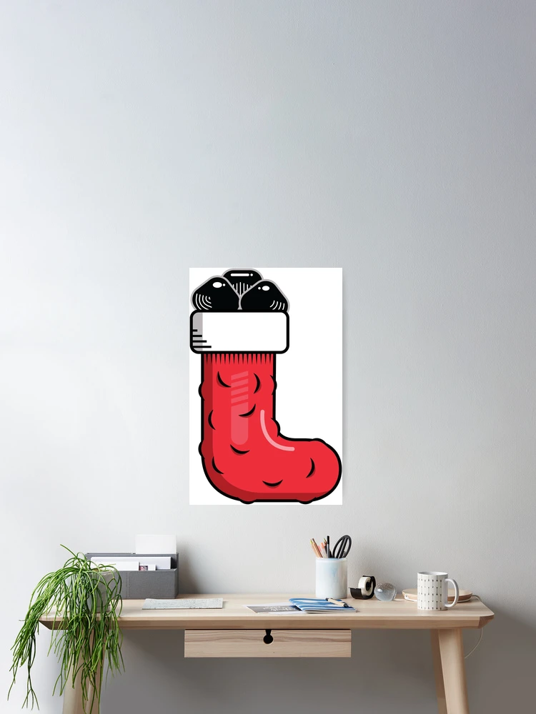 Thumbnail 2 of 3, Poster, Coal Stocking designed and sold by RottenBoot22.