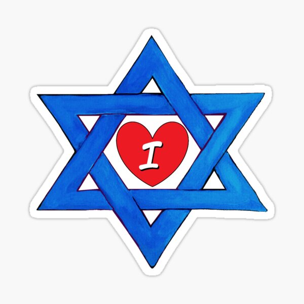 I LOVE ISRAEL Sticker