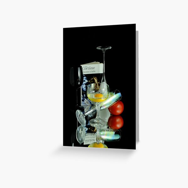 cortazar's breakfast #d Greeting Card