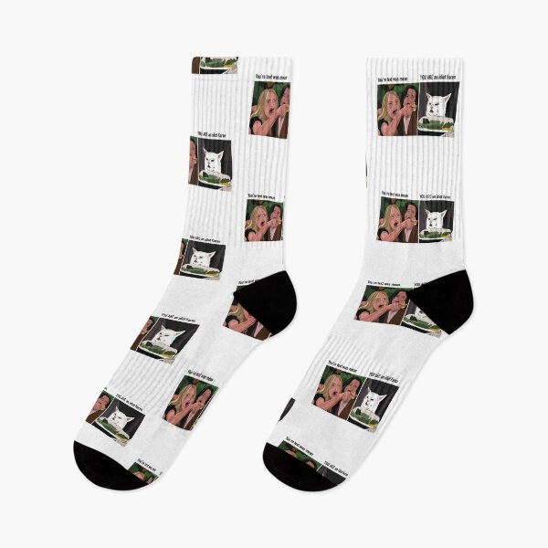 Item preview, Woman yelling at Cat MEME designed and sold by HiFeliciaDesign.