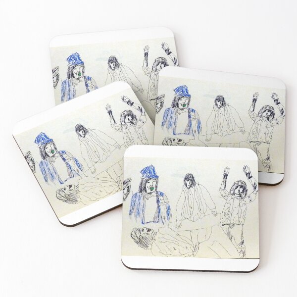 Item preview, Beggars, Rockers, original, 1969,drawing , rock & Roll  designed and sold by Stacey Lazarus.