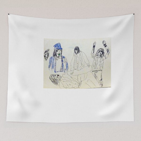 Item preview, Beggars, Rockers, original, 1969,drawing , rock & Roll  designed and sold by Stacey Lazarus.
