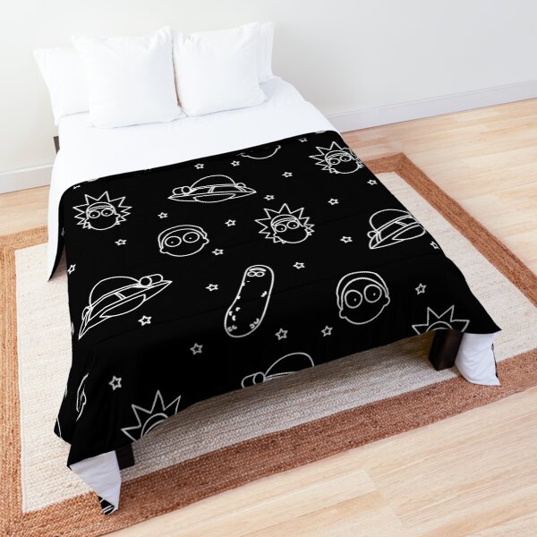 Space With A Pickle (Rick & Morty) Comforter
