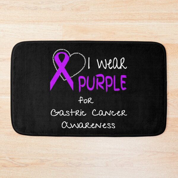 Item preview, I Wear Purple For Gastric Cancer Awareness Ribbon designed and sold by nikkidawn74.