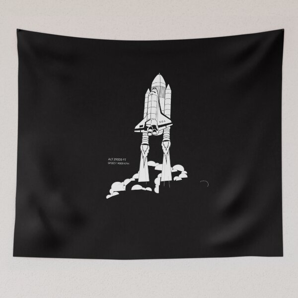 Item preview, space shuttle launch designed and sold by Animalhead.