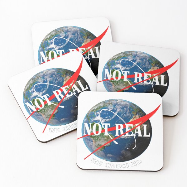 Item preview, NASA - Not Real We Checked - Flat Earth designed and sold by ODDTV.