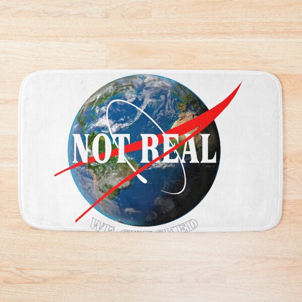 Item preview, NASA - Not Real We Checked - Flat Earth designed and sold by ODDTV.