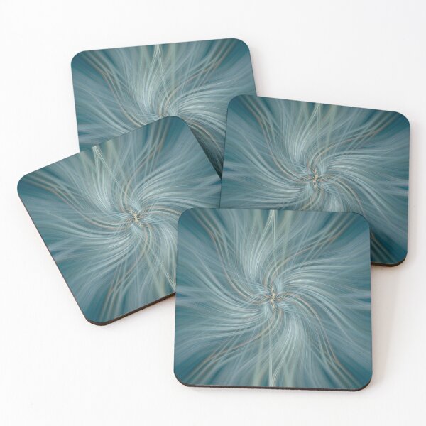 Item preview, Flowing spiral - aqua designed and sold by Art in Nature.