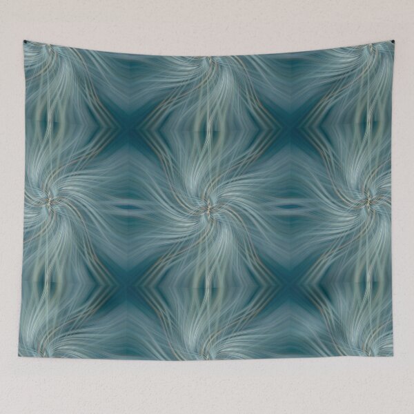 Item preview, Flowing spiral - aqua designed and sold by Art in Nature.