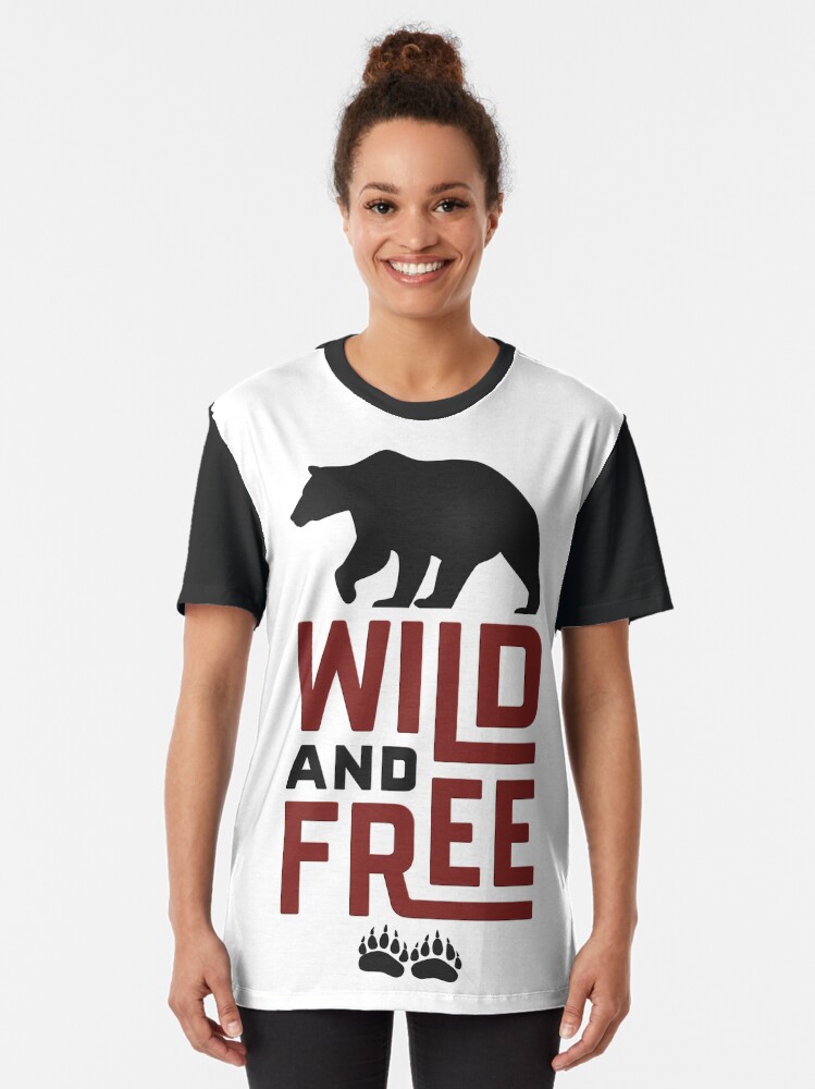 Alternate view of Wild & Free Graphic T-Shirt