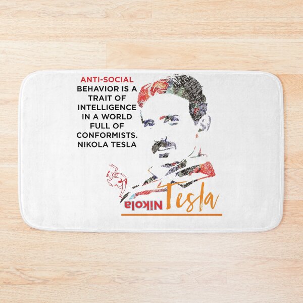 Item preview, Nikola Tesla quotation poster | inventor poster designed and sold by KARTICK DUTTA.