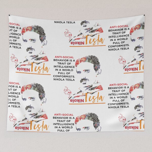 Item preview, Nikola Tesla quotation poster | inventor poster designed and sold by KARTICK DUTTA.
