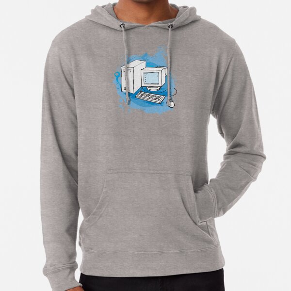 1990 Computer Lightweight Hoodie
