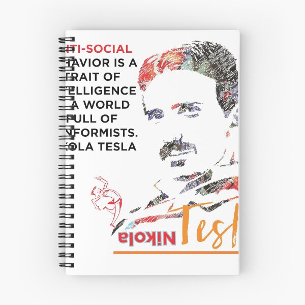 Item preview, Nikola Tesla quotation poster | inventor poster designed and sold by KARTICK DUTTA.