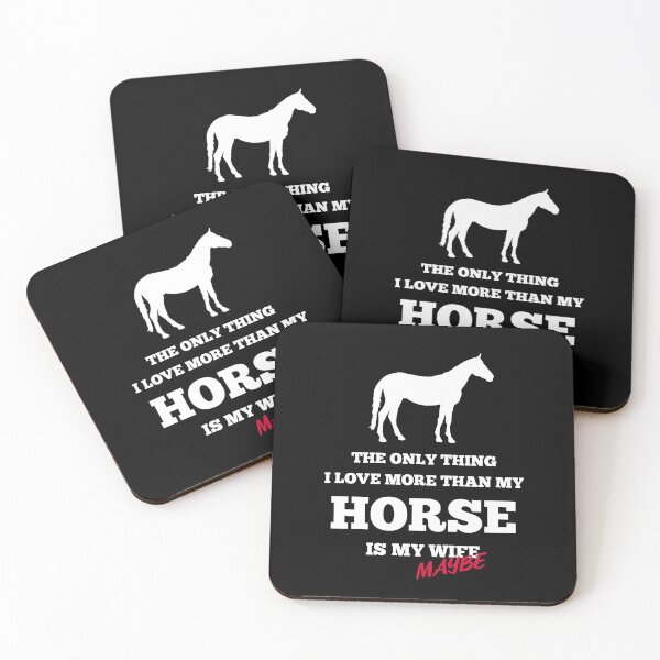 Item preview, The Only Thing I Love More than my Horse is my Wife -Maybe- Equestrian designed and sold by AricHutfles.