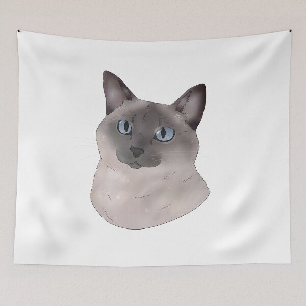 Item preview, Martini Siamese Cat designed and sold by Blacklightco.