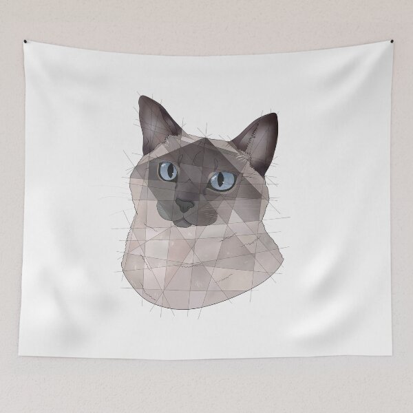 Item preview, Martini Siamese Cat designed and sold by Blacklightco.