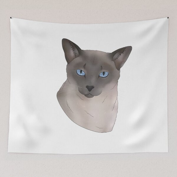 Item preview, Rossi Siamese Cat Smooth designed and sold by Blacklightco.