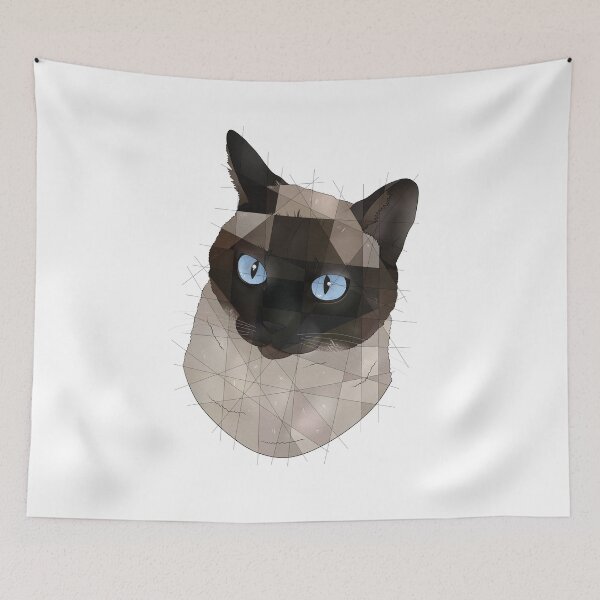 Item preview, Shasta Siamese Cat designed and sold by Blacklightco.
