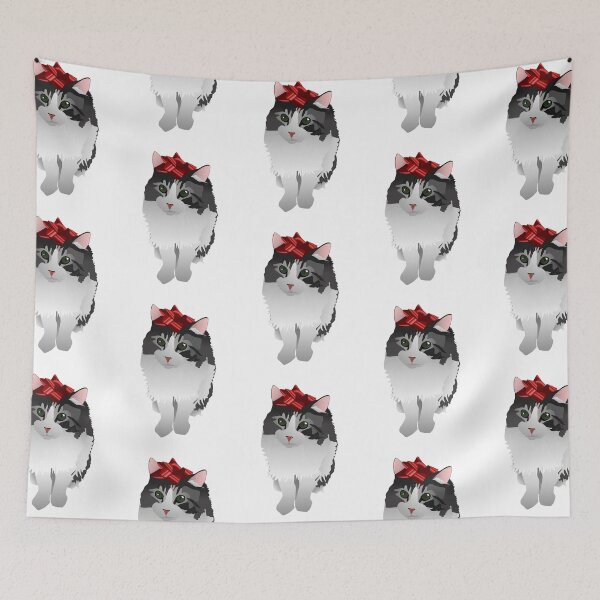 Item preview, Happy Holidays Cat Design designed and sold by Jamie Ball.