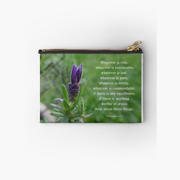 Item preview, Whatever is true...think about these things   Philippians 4:8 designed and sold by Anna Myerscough.