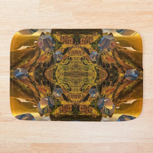 Mandala der Weite Badematte