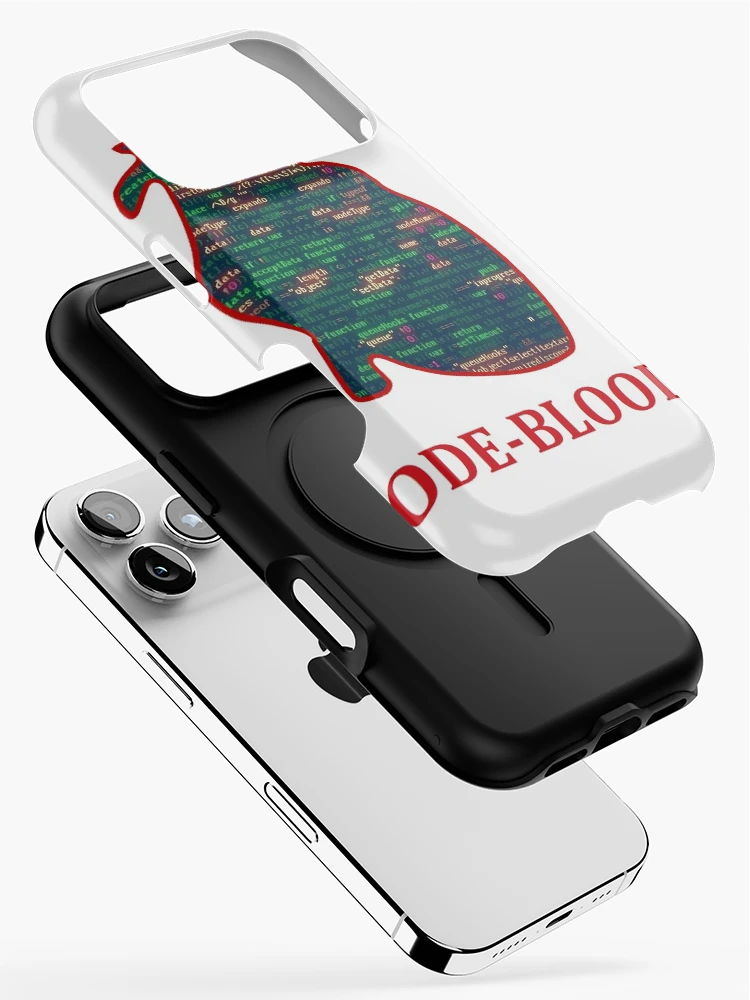 Thumbnail 2 of 4, iPhone Case, Code Blooded HTML designed and sold by EngAppDesign.