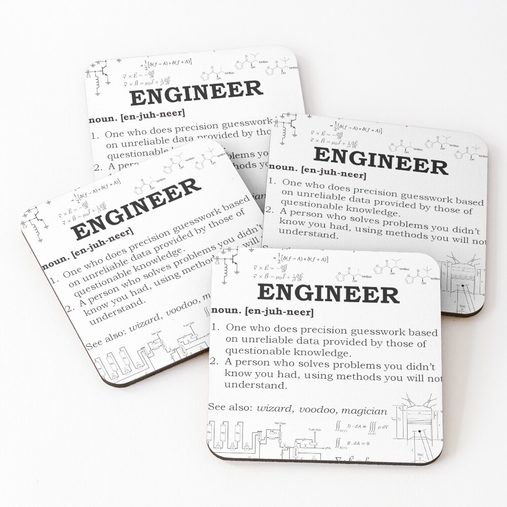 Item preview, Coasters (Set of 4) designed and sold by EngAppDesign.