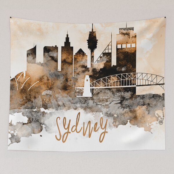 Item preview, Copy of Stuttgart Germany City Warm Skyline designed and sold by DimDom.