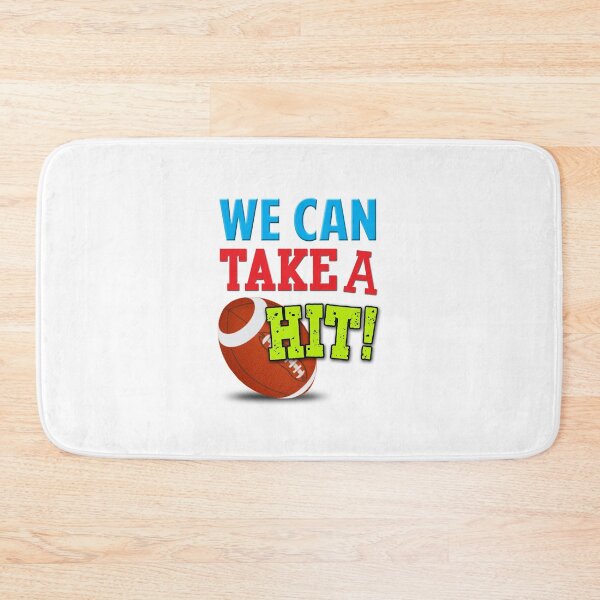 Item preview, 'We Can Take A Hit!' (White) designed and sold by The Button Gal.
