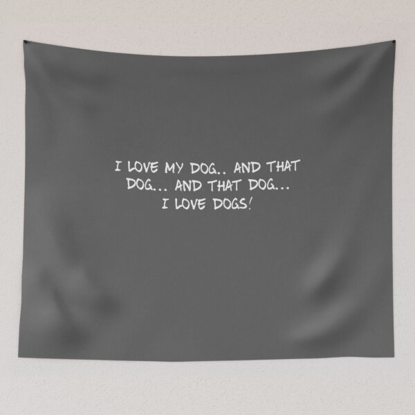 Item preview, I Love All The Dogs designed and sold by Sourbraaten.