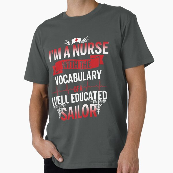 Item preview, The Vulgar Nurse designed and sold by CSPrintCo.