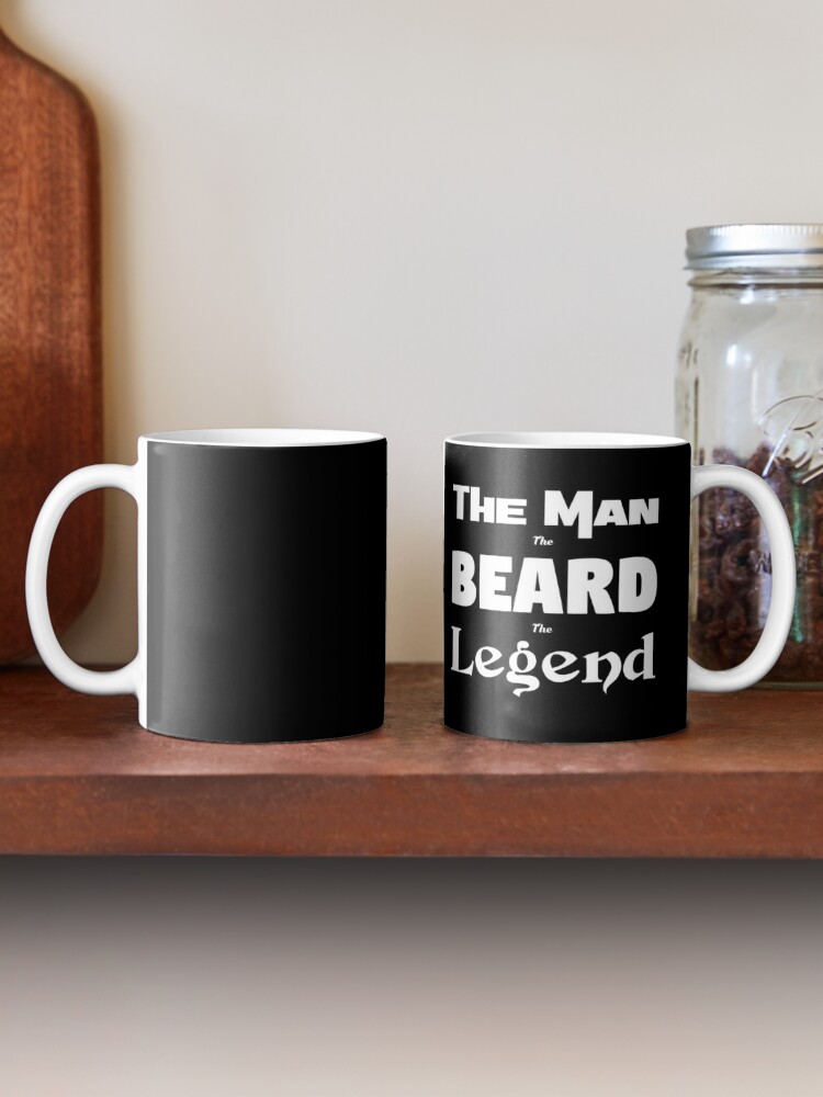 Beard Cool Coffee Mug | Man with the Beard Ceramic Cup Funny | 11-Ounce Mug  | DD061