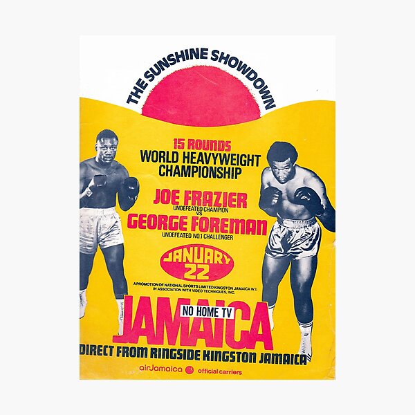 Boxing and Boxers: The Sunshine Showdown in Jamaica Photographic Print