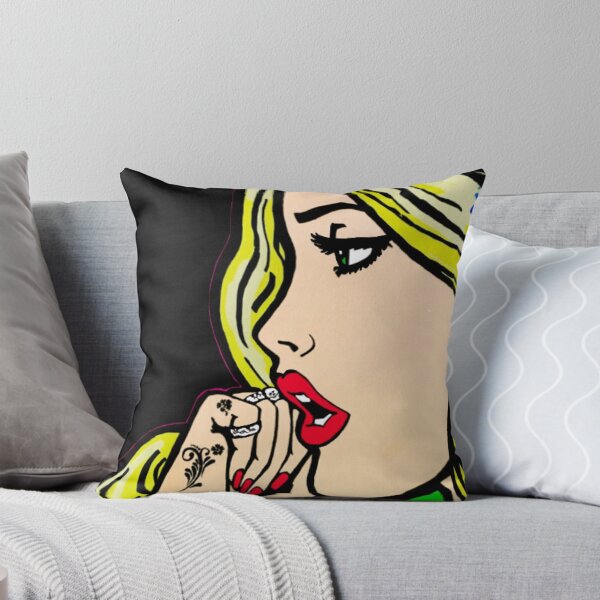 Aperçu de l'œuvre Rat de graffiti vs jolie fille de Pop Art créée et vendue par Mabbatt-art.