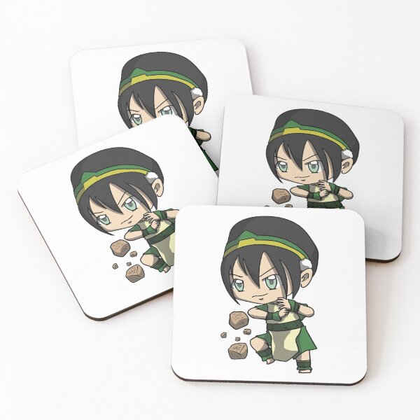 Item preview, Avatar The Last Airbender Chibi Toph sticker designed and sold by jacqstoned.