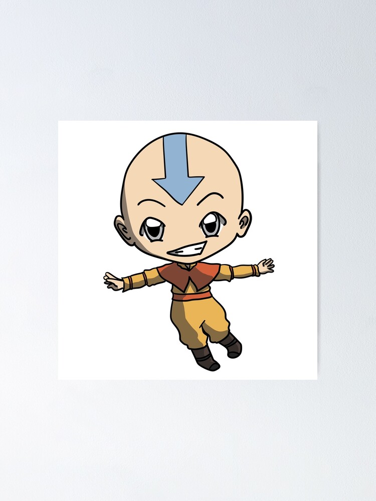 Avatar The Last Airbender, Aang' Sticker