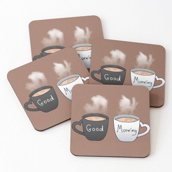 Item preview, "Good Morning" Coffee Cups designed and sold by ZendettaSama.
